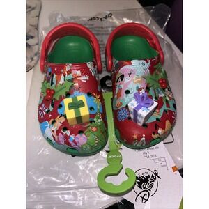 Disney Christmas Crocs Dtp Classic Christmas Kids Size c8 New With Tags